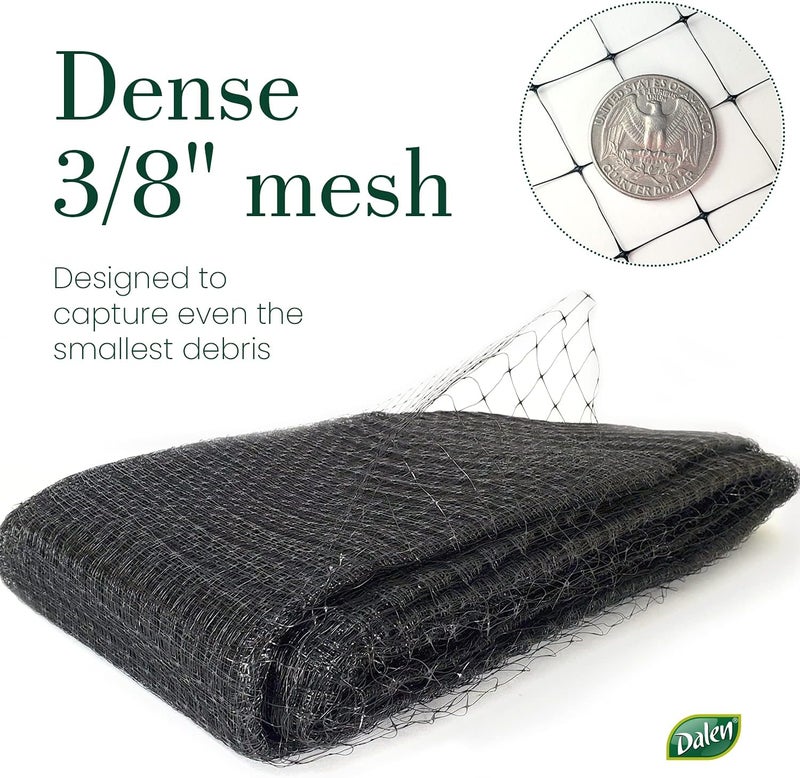 Dalen Pond & Pool Netting – Outdoor Water Garden Cover – Protective Mesh for Fish & Aqua Life - 3/8" Mesh - (28' x 28') - Image 2